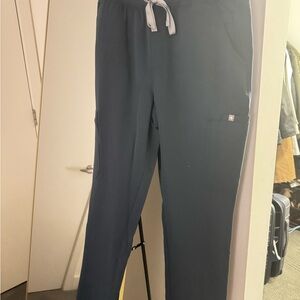 Figs womens high waisted yola Pants - Dark Blue